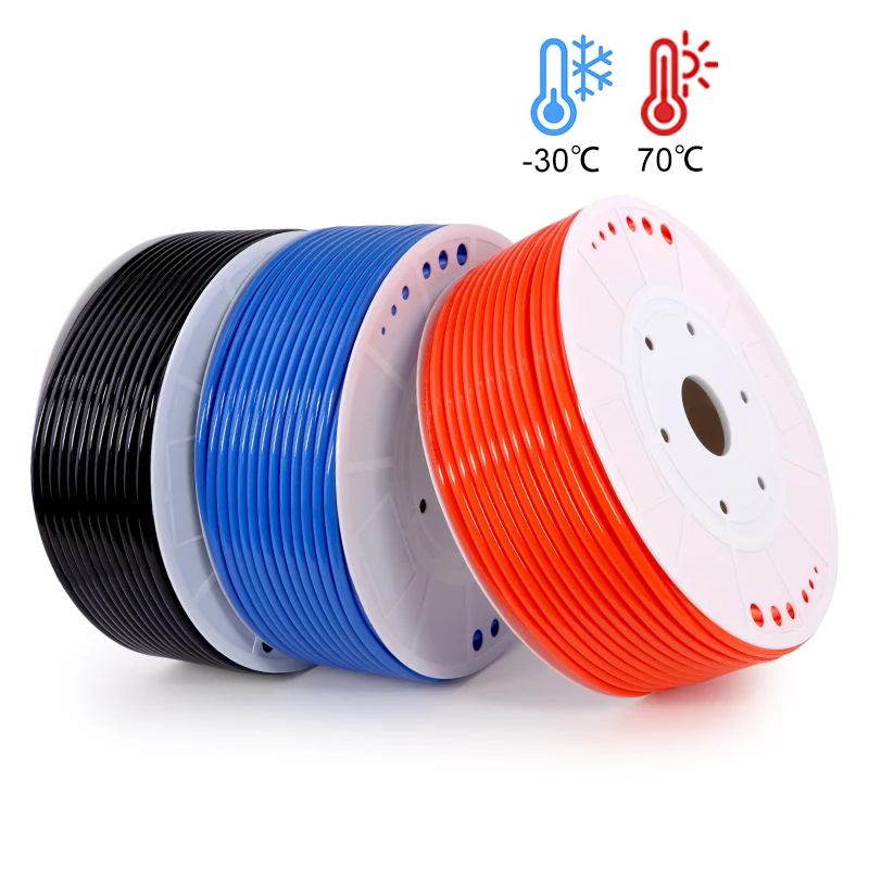5m PU Pneumatic Tube Component Air Hose 2mm 4mm 6mm 8mm 10mm 12mm 16mm 18mm 20mm Polyurethane Air Pipe Compressor Tubing view 2