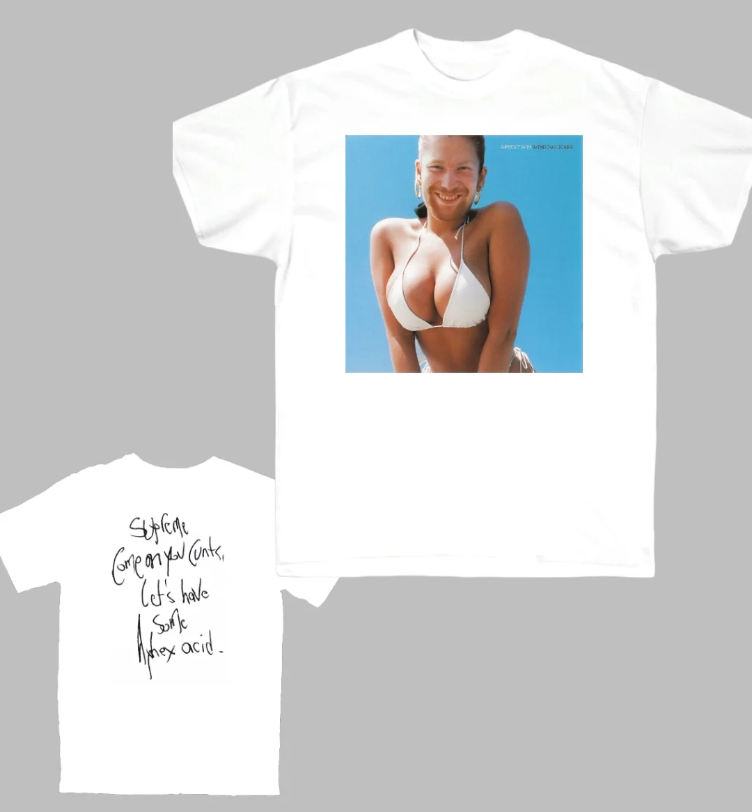 Aphex Twin Windowlicker Alternative Music Art Retro Style Summer Casual T-Shirt Men's and Women's Luxury Brand Top 2026