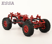 Axial SCX24 AXI00002 Wrangler Mini Model Car 1/24 RC Remote Control Climbing Car Off-road Car Metal Frame with Axles Wheel Hub