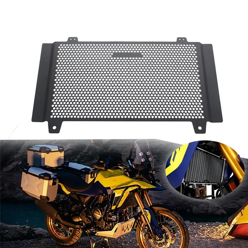 المدمجة 1 قطعة دراجة نارية شبكة المبرد الحرس غطاء الشواية حامي الأسود معدن لسوزوكي V-STROM 800DE فستروم 800 دي 2023 202