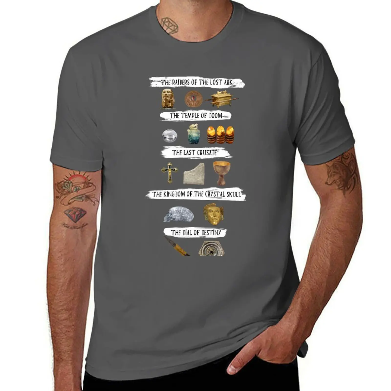 

Indiana Jones and his Artefacts T-Shirt Dry Fit Running Short Sleeve Top