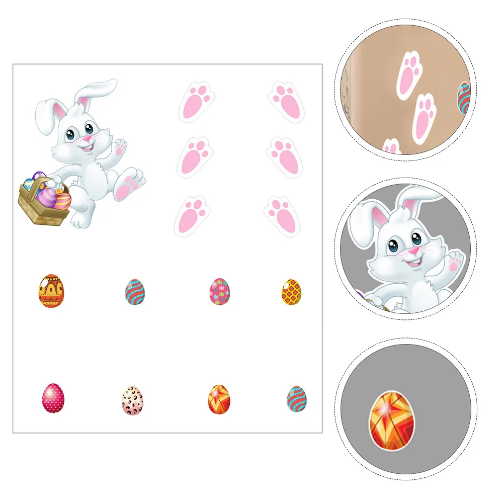 

1 set Easter Fridge Magnets Set Bunny Refrigerator Magnetic Stickers Home Kitchen Decor Holiday Easter Series Freezer Magnets