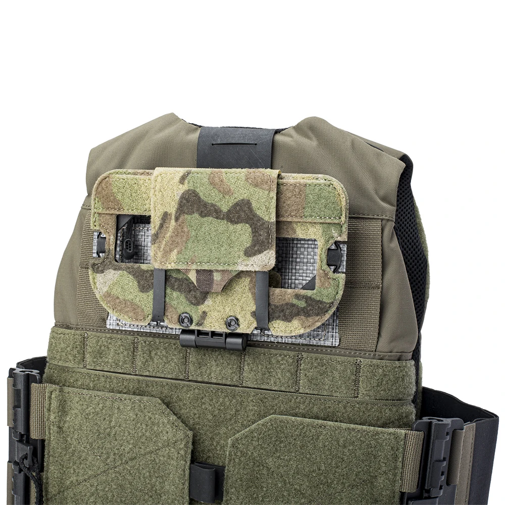 Tactical MOLLE Phone Rack Lightweight Folding Navigation Board Direct Mount Flip Modular Panel for FCSK Vest Tactical Gear