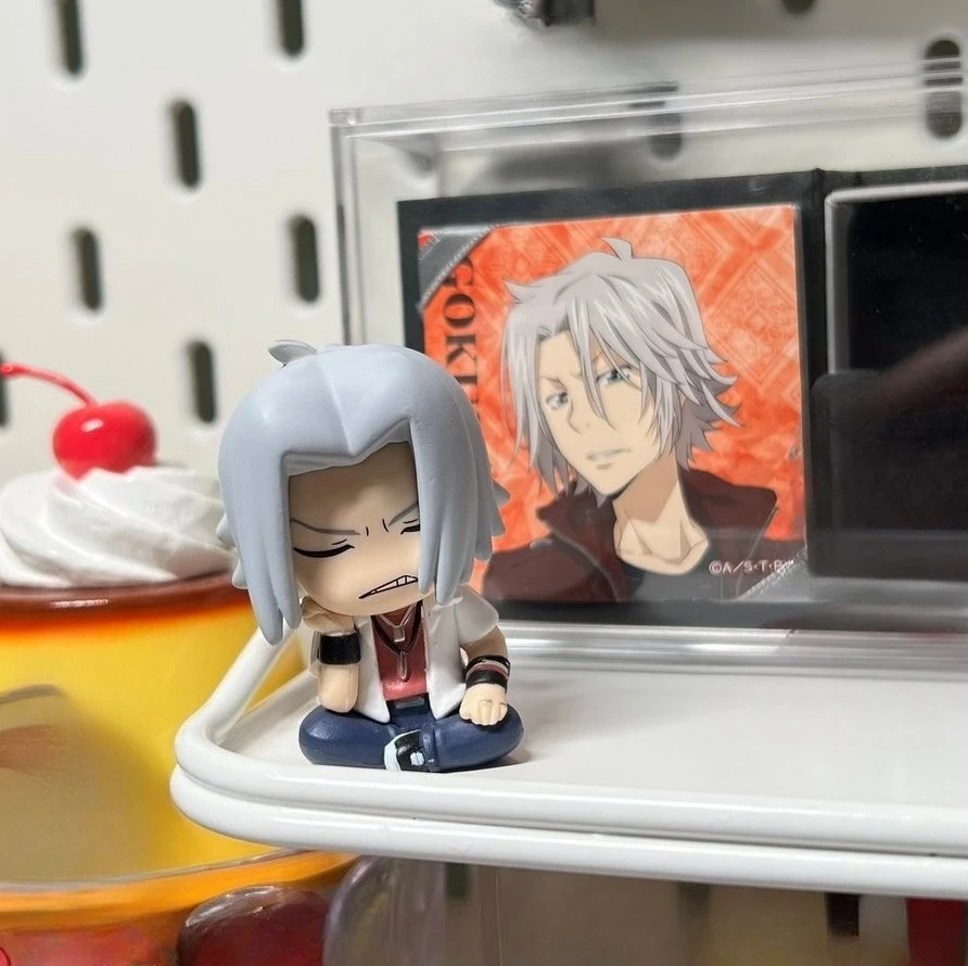 Original capsule toys Shoulder-Zun Fig. Katekyo Hitman REBORN! Vol. 2 XANXUS Squalo Hayato Gokudera gashapon figures view 6