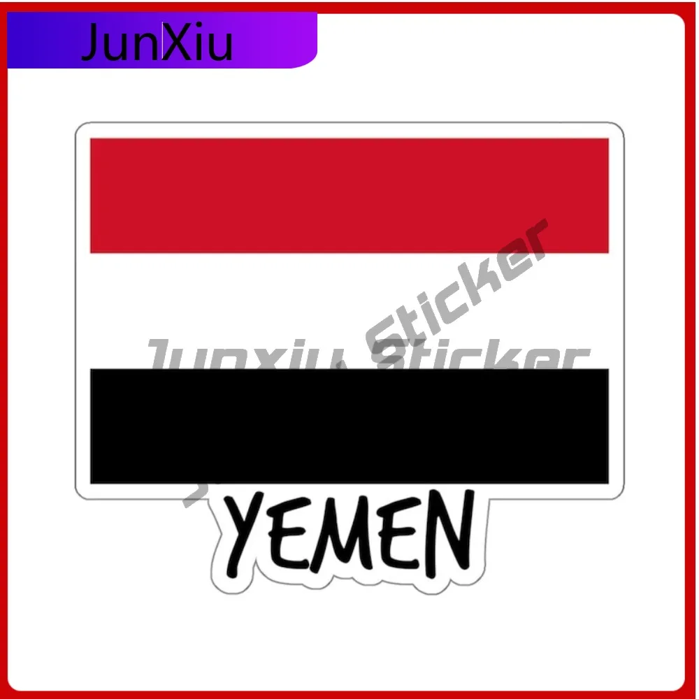 

Yemen Flag Stickers Laptop Sticker SUV Camper windshield Bumper Truck Water Bottle Vinyl Decal Waterproof Scratch-Proof Sticker