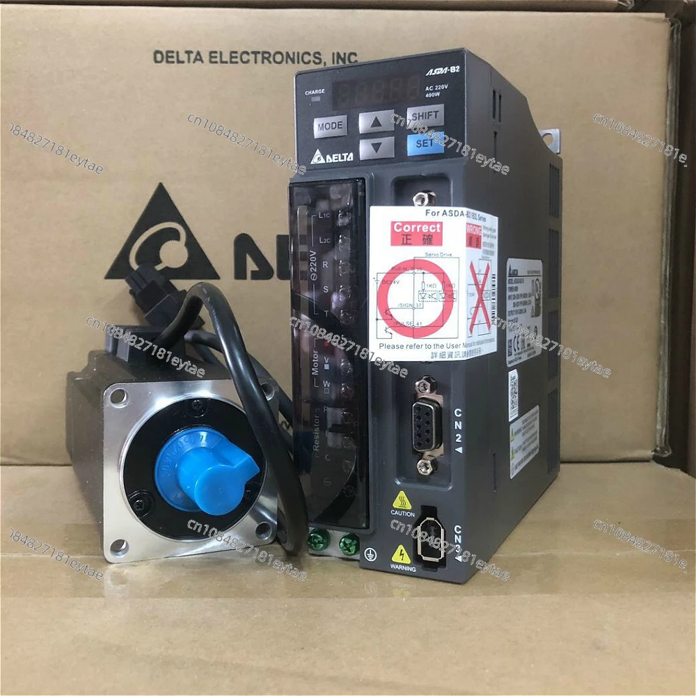 750W Original Delta AC Servo Motor ECMA-C20807RS+ASD-B2-0721-B Servo Driver Price 220V 3000rpm 80mm Servo Drive Motor with drive