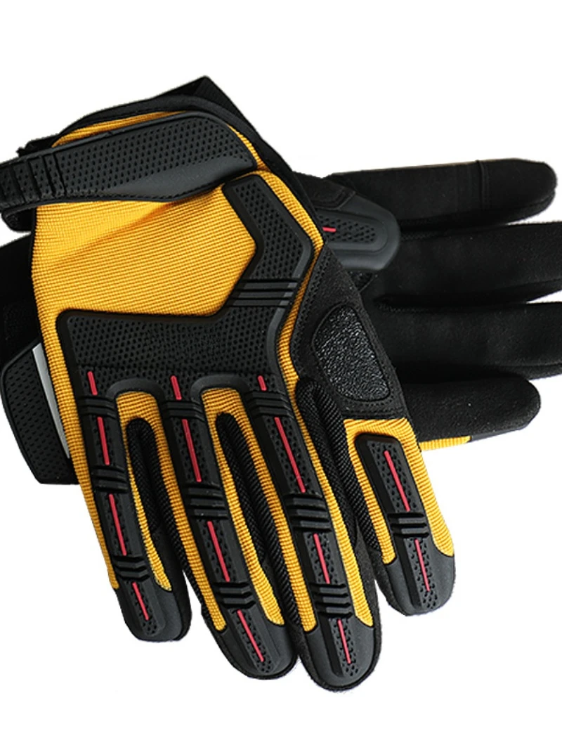 Off-Roading Dedicated Gloves TMax Outdoor Biking Mountain Climbing Full Finger Non-Slip Gloves Wear-Resistant