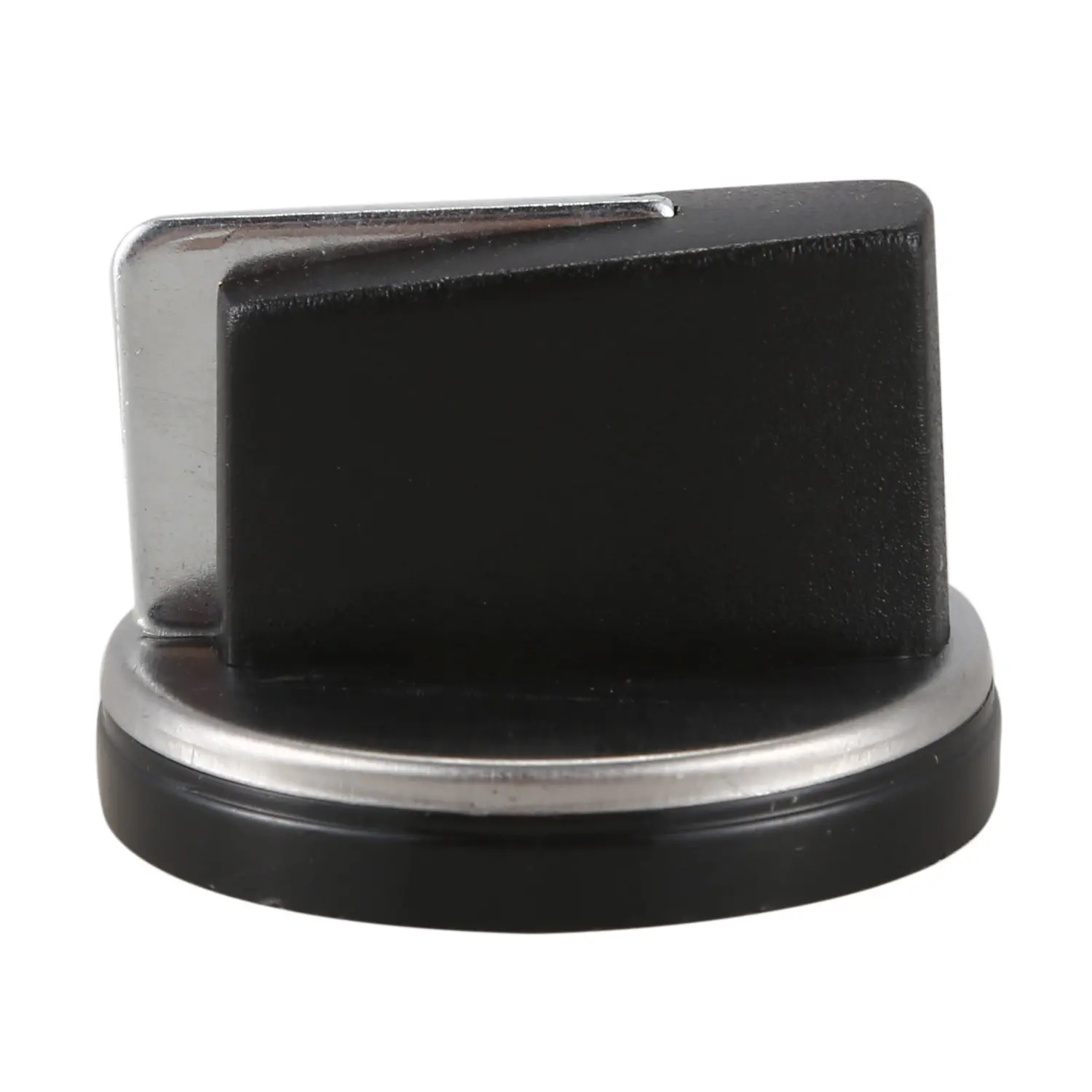 BISM Estufa de gas empotrada de plástico y metal negro con interruptor de encendido con perilla 5