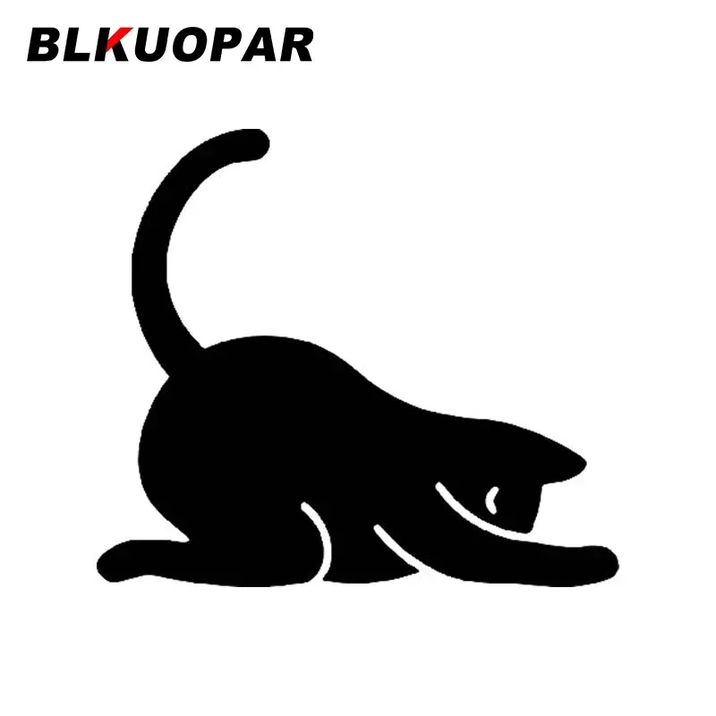 BLKUOPAR Stretched Lazy Cat Car Stickers Waterproof Decals Vinyl Material Fashionable Assessoires Suitcase Snowboard Decoration