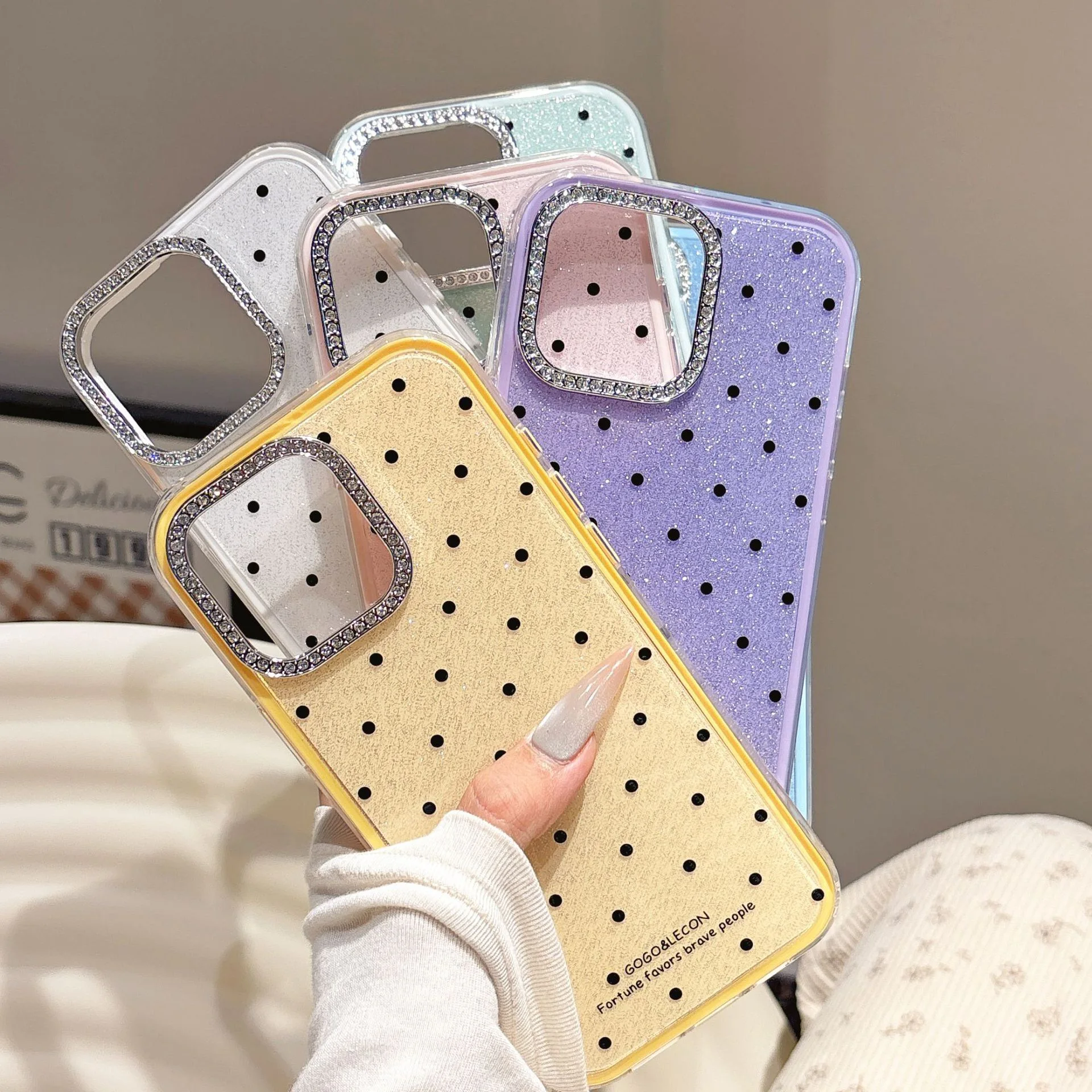 

Glitter Sparkling Bling Phone Case For iPhone 16 15 14 13 12 11 Pro Max 16Promax Soft Transparent Protection Back Cover funda
