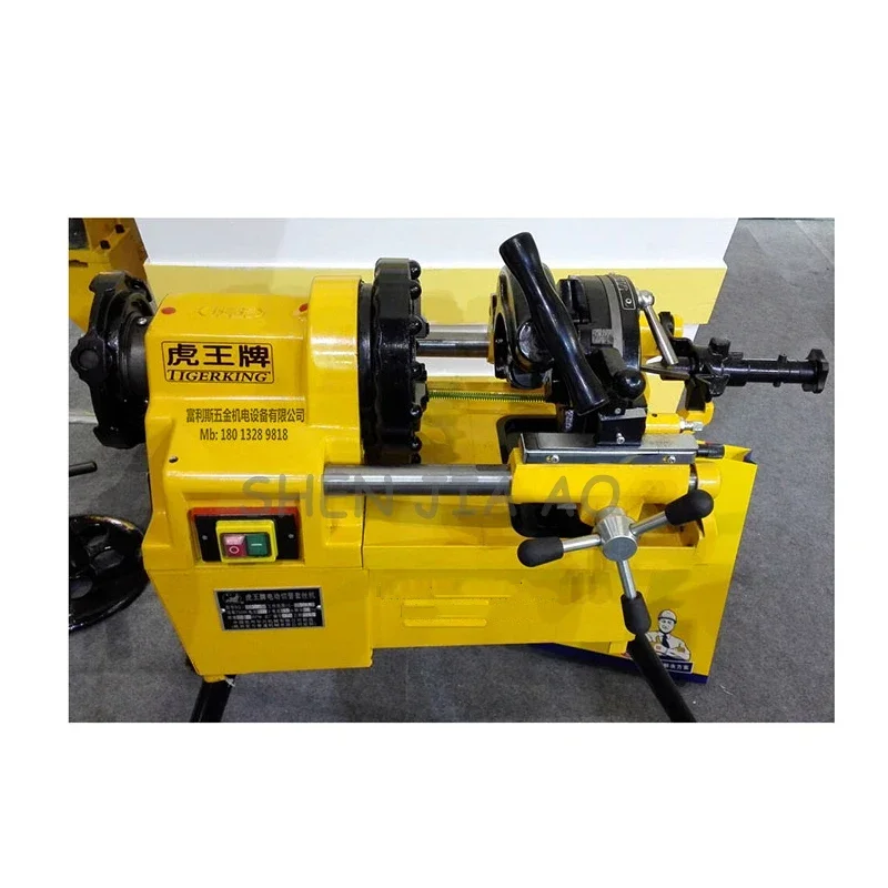 Máquina de rosqueamento durável 220v multifuncional 2 polegadas 3 polegadas 4 polegadas máquina de rosqueamento de carro tubo de fogo máquina de rosqueamento seco