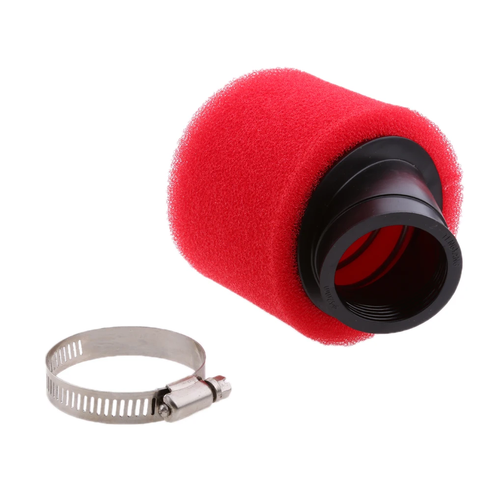 فلتر هواء رغوي أحمر للدراجة النارية ATV رباعية الحفرة الترابية 90 110 125cc