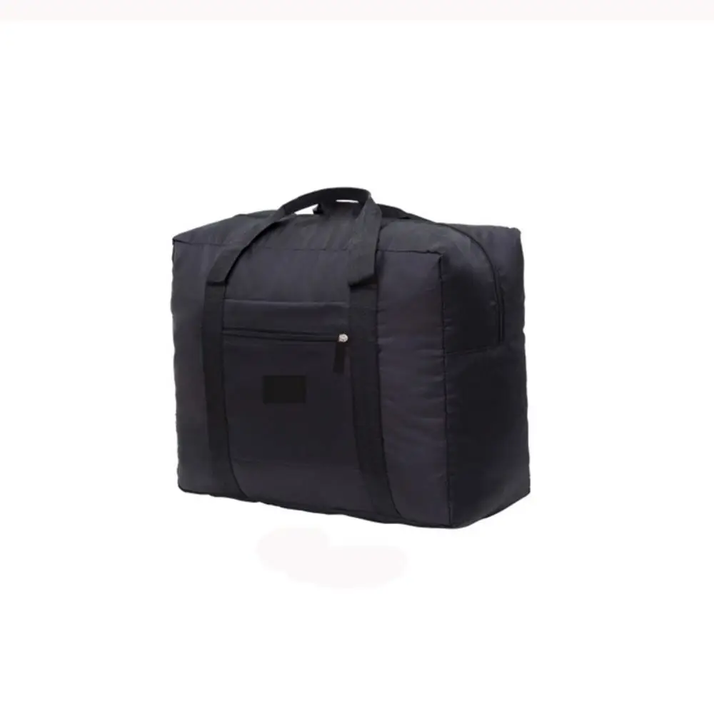 

Portable Nylon Travel Luggage Bag Folding Large Capacity Fitness Handbag Lightweight Hand Grip Clothes Storage Bag