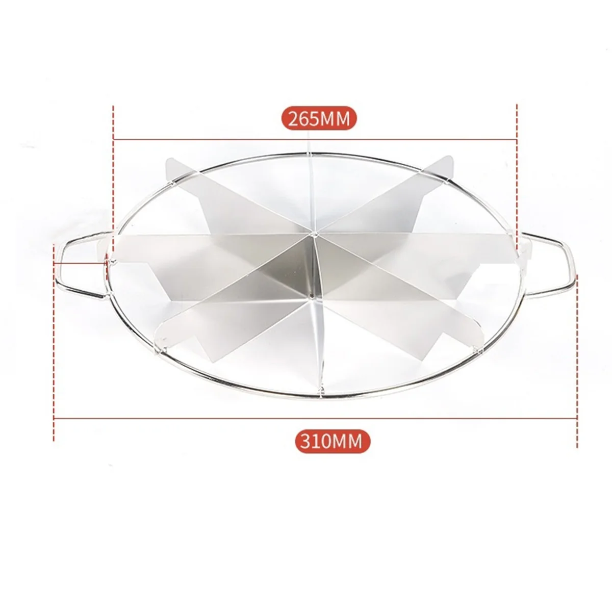 N99R Stainless Steel Pie Cutter 8-Slice Pie Cutter Creates Beautifully Uniform Slices of Pie