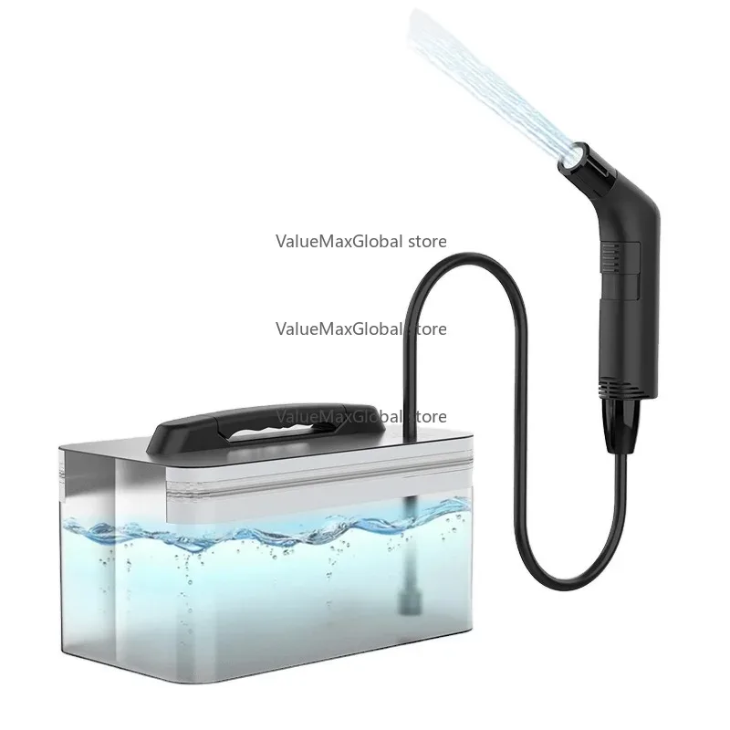 Electric Portable Bidet with 2 Spray Modes Rechargeable Saudi Toilet 2.3 Liter Water Tank for Personal Hygiene