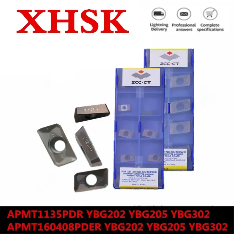 Carbide Milling Insert for APMT1135PDR APMT160408PDER YBG202 YBG205 YBG302 APMT1135 APMT1604 Suitable for Stainless Steel