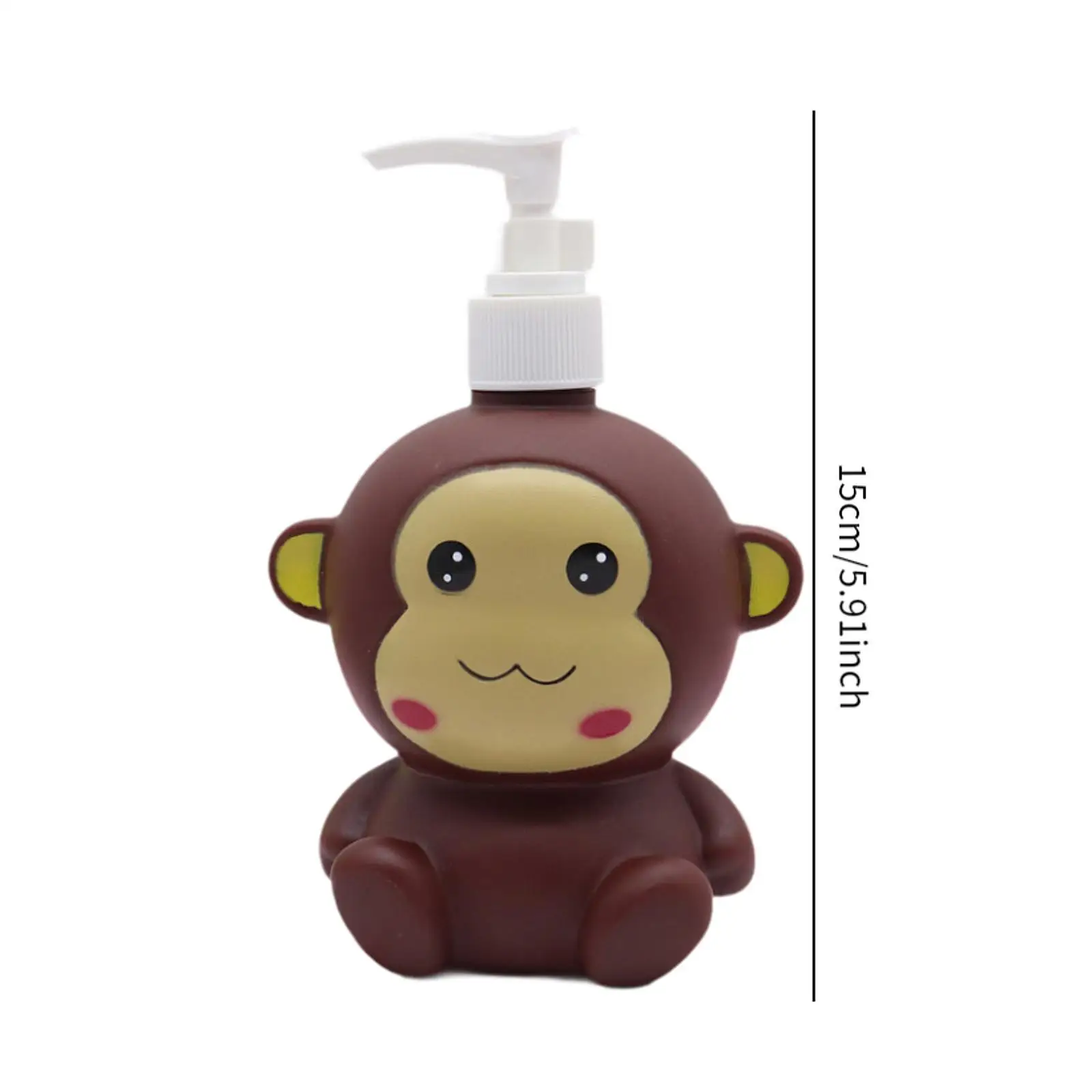 

Диспенсер для мыла в виде мультяшного животного, виниловый дозатор для геля для душа, набор аксессуаров для детской ванной комнаты