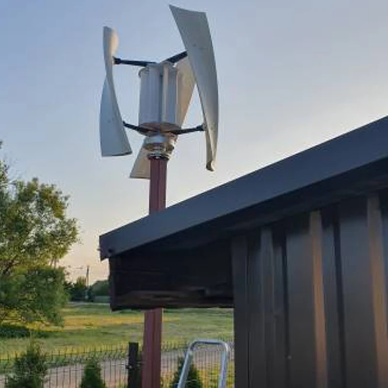 Wind Turbine 3 Glass Fiber Blades 12v IP67 Maglev Generator 1.3m/s Low Start 45m/s Max Wind Boat Gazebo Cabin Use Durable