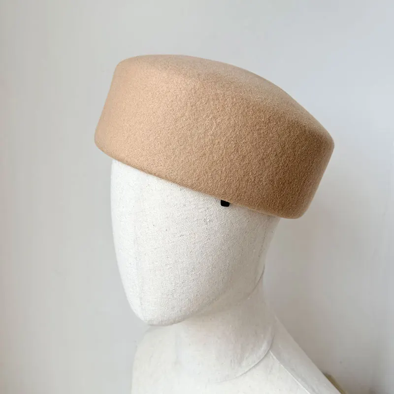 Neue Herbst Winter Doppel lauschen Hepburn Stil Eimer Hut weibliche Wolle Fedora Hut für Frauen elegante Qualität Becken Hut Designer Bonn – Detail 21