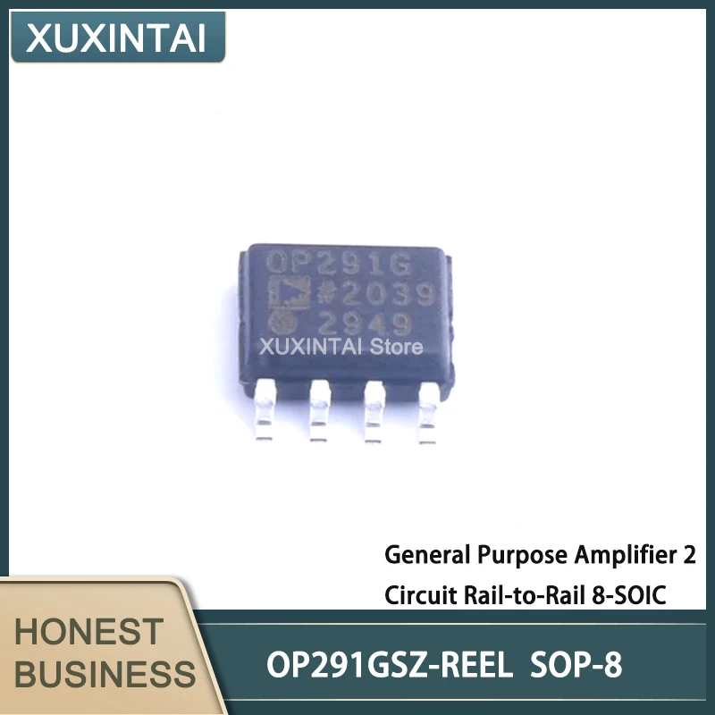 

10Pcs/Lot New Original OP291GSZ-REEL OP291GSZ General Purpose Amplifier 2 Circuit Rail-to-Rail 8-SOIC