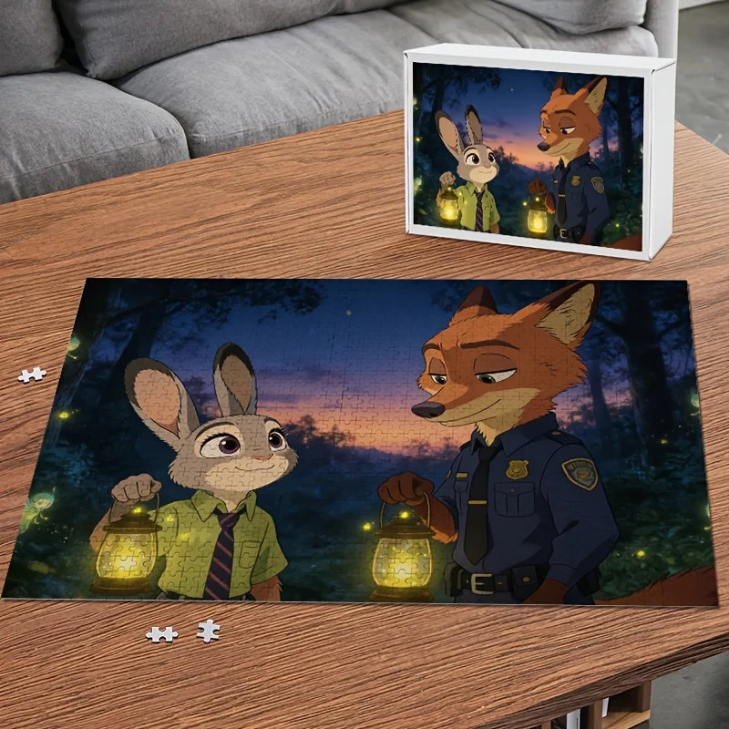 1000 ชิ้น จิ๊กซอว์โปสเตอร์ดิสนีย์ ซูโทเปีย จูดี้ ฮอปส์ และ นิค ไวลด์ |   ความยากสูง ของตกแต่งบ้าน เหมาะสำหรับวันเกิดและเป็นของขวัญ