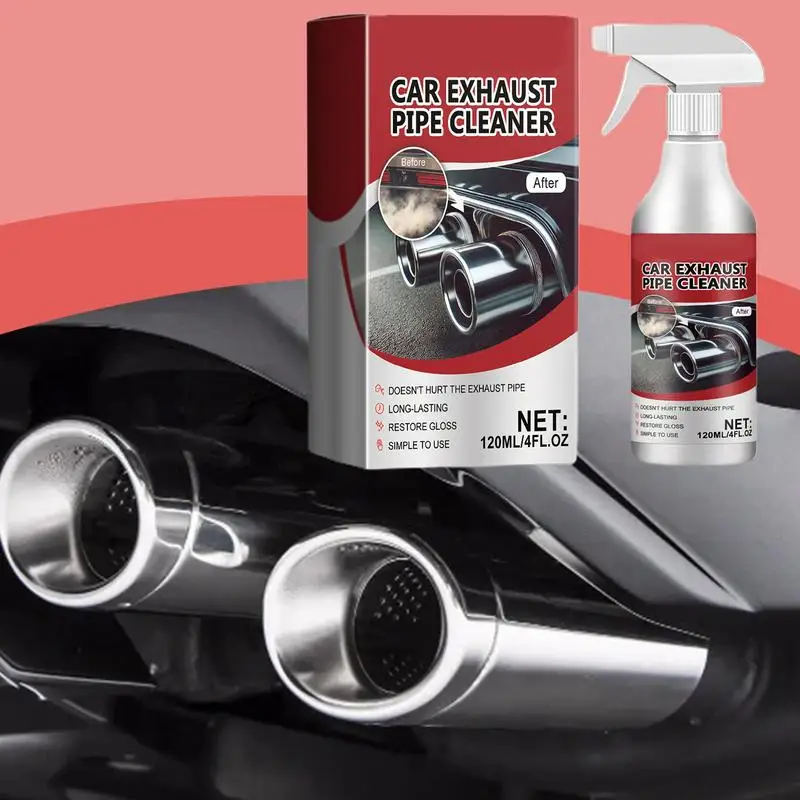 Car Exhaust Pipe Rust Cleaner, Auto Remover Spray, Poderosa Descontaminação, Auto Ferramenta de Limpeza para SUVs e RVs