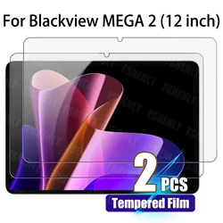 Blackview Mega 2 (12 inç) 2025 için temperli Film HD Ekran Koruyucu Tablet Koruyucu Cam HD Şeffaf Anti-düşme