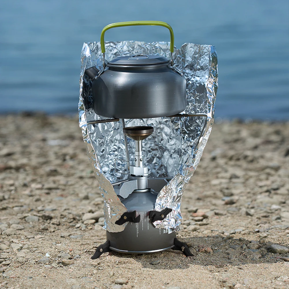 Magnetic Tripod Camping Stove Stand Multifunctional Canister Stabilizer Camping Stove Bottle Shelf for Backpacking Cooking
