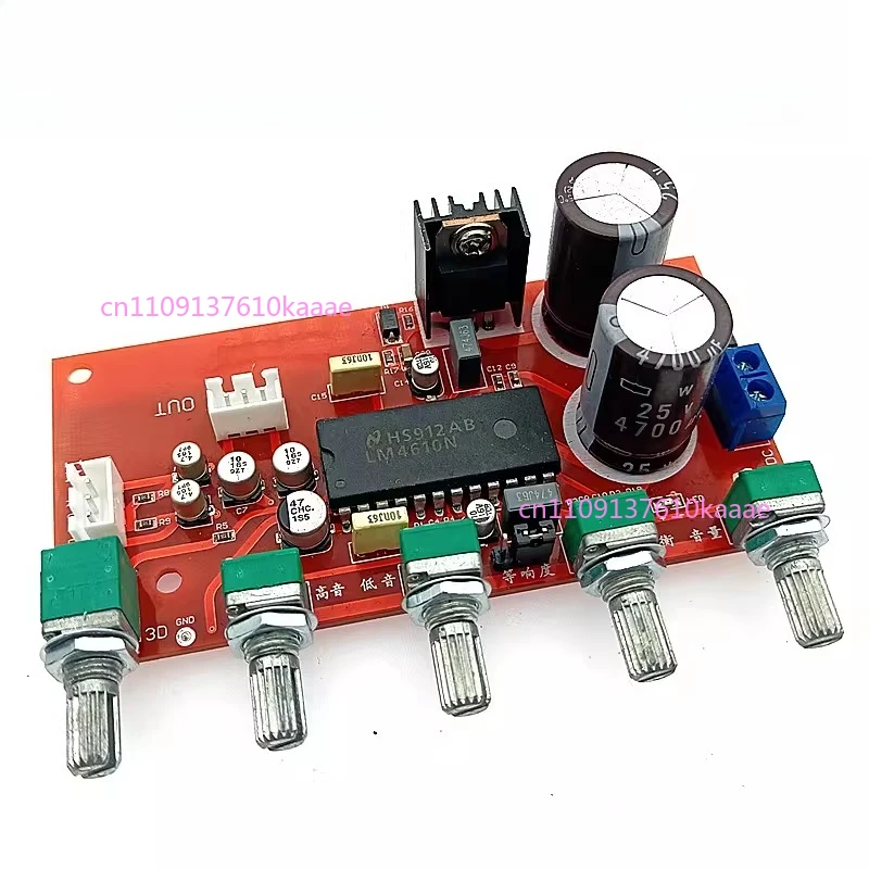 

LM4610N Tone Board with 3D Surround Effect Single Power Supply