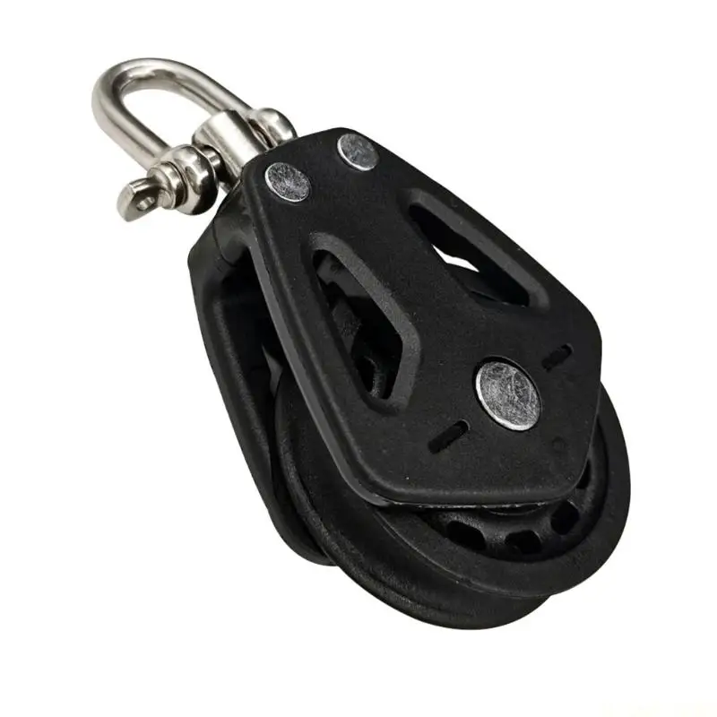 

M5TC Corrosions Resistant Swivels Pulley Block with Frame Single Nylons Sheave Pulley