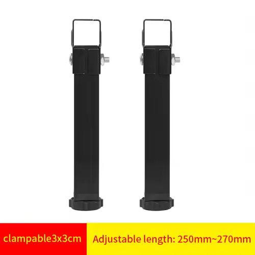 Ribbed frame bed leg support column 3 × 3cm clamping foot bed side support reinforced adjustable furniture foot bed bottom mute - Image 20