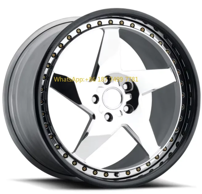 

Customized Monoblock 2 Piece 3 Piece Passenger Car Wheel Forged Alloy Wheels for Racing Cars Wheel Hub
