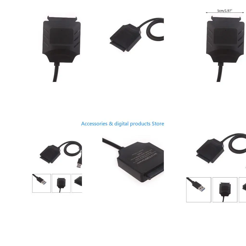 77JD USB3.0 to Cable To USB3.0 Adapter Support 3.5 Inch External HDD SSD Hard Drive Disk Cable Adapter Converter