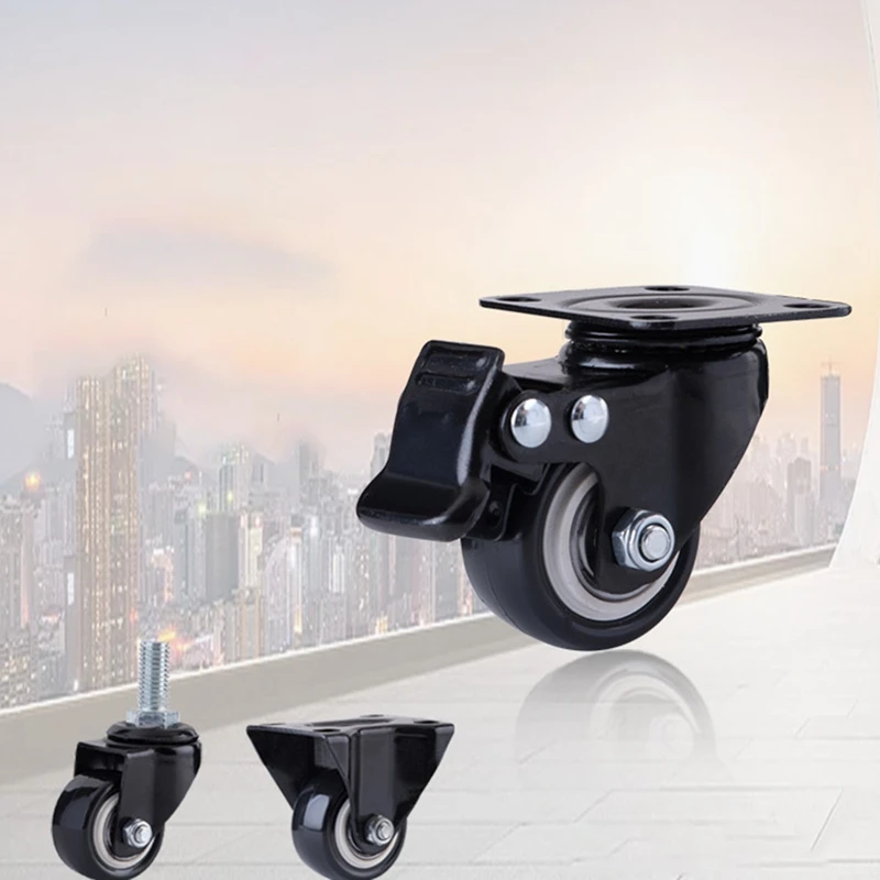 Universal Wheel Swivel Casters Heavy Duty Casters Threaded Stem Casters Locking Industrial Casters Swivel Casters For Carts