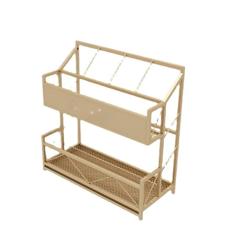 Commercial umbrella shelves, rain gear storage racks, umbrella gear storage boxes in lobby of high-end public places