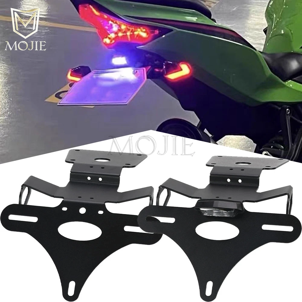 

FOR KAWASAKI Z 650 Z650 RS Z650RS 2021 2022 2023 2024 2025 2026 License Plate Holder Bracket Rear Tail Tidy Fender Eliminator