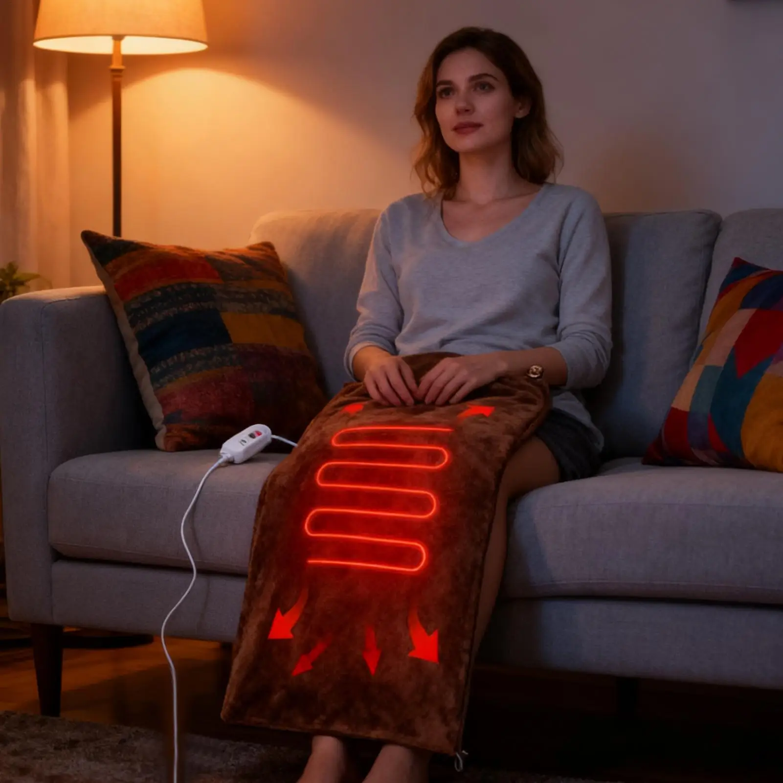 

Электрическое одеяло с подогревом, 3 режима нагрева, питание от USB, мягкое, для семьи, друзей, мужчин, женщин, для дома и школы