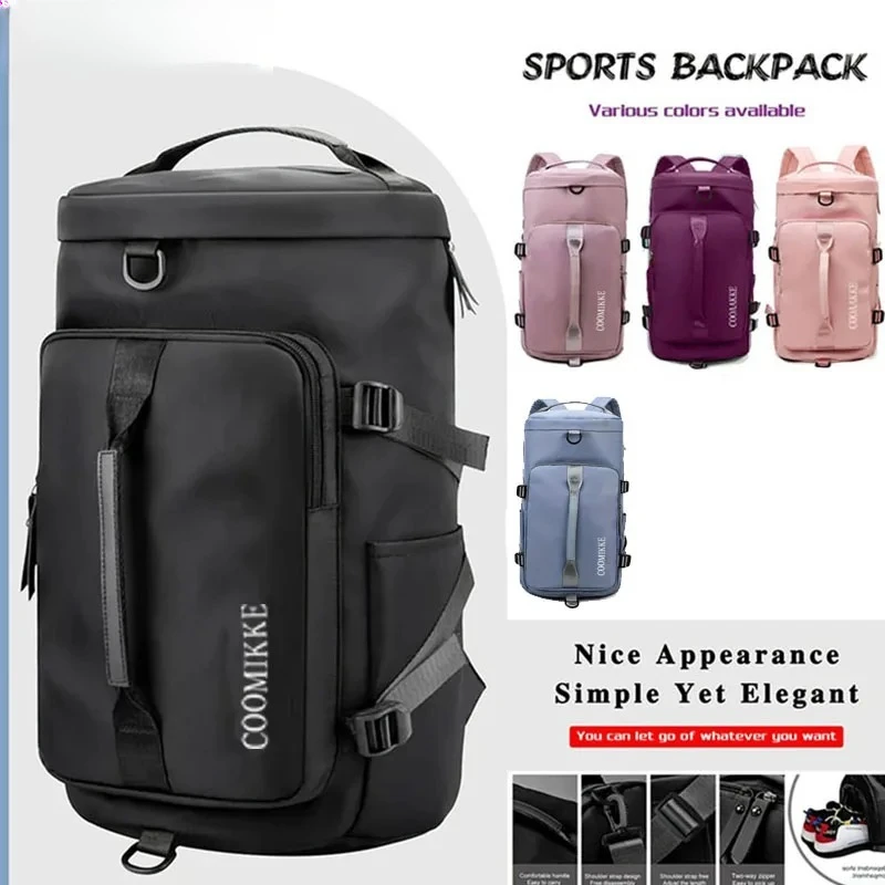 

Large Capacity Outdoor Sports Gym Bag Travel Dry Wet Separation Backpack Luggage Gym Bags For Fitness Training Men Women