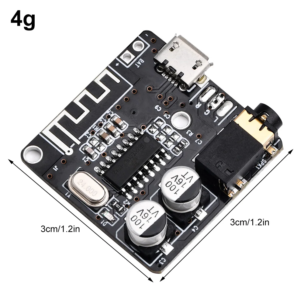 VHM-314 Draadloze stereomuziekmodule Audio Aux Bluetooth-compatibel 4.1/5.0 MP3-decodering Spelerbord Type-C Micro USB 5V Power