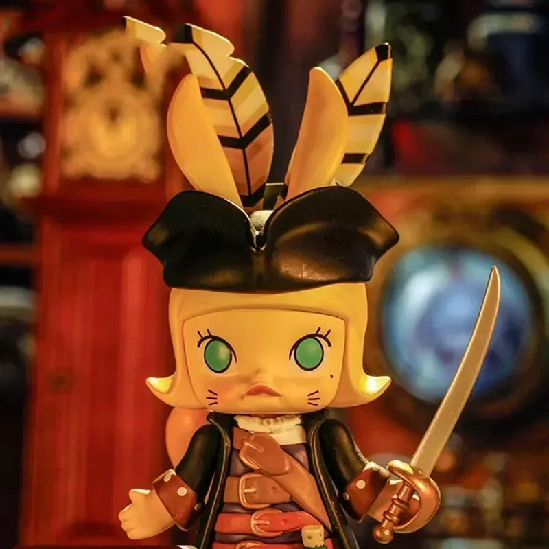 البوب مارت مولي Steampunk سلسلة صندوق أعمى اللعب تخمين حقيبة صندوق غامض غامض كايكسا عمل الشكل Surpresa لطيف نموذج عيد ميلاد