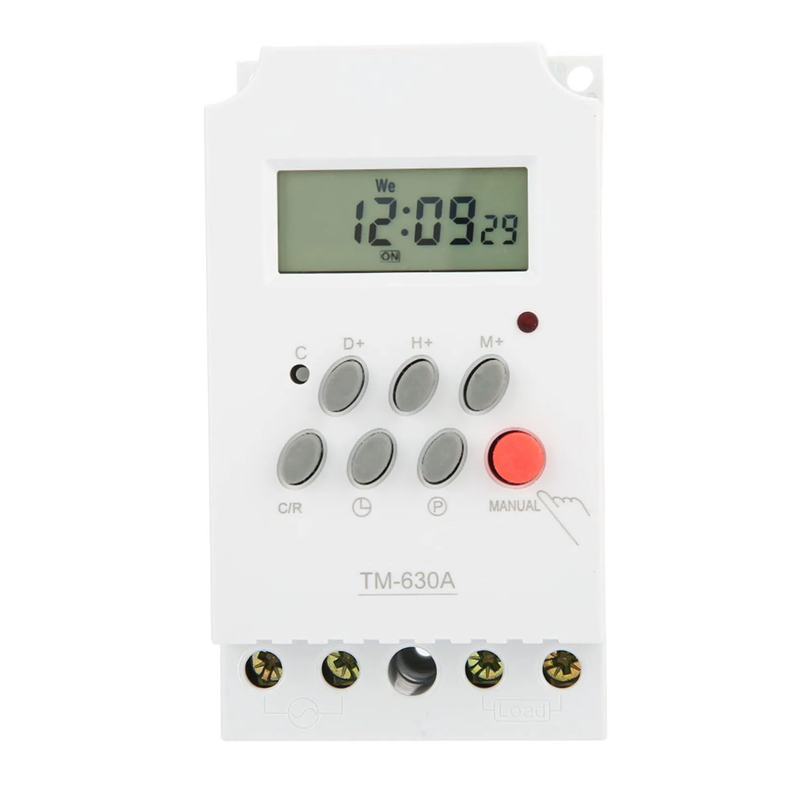 TM630A Mini LCD Digital Microordenador Control Temporizador de potencia Interruptor (12 V CC)