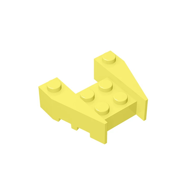 Gobricks 10PCS Brick Wedge 3x4 com Stud Notches Compatível Com 50373 Brinquedos Montam Blocos de Construção Técnico 2022