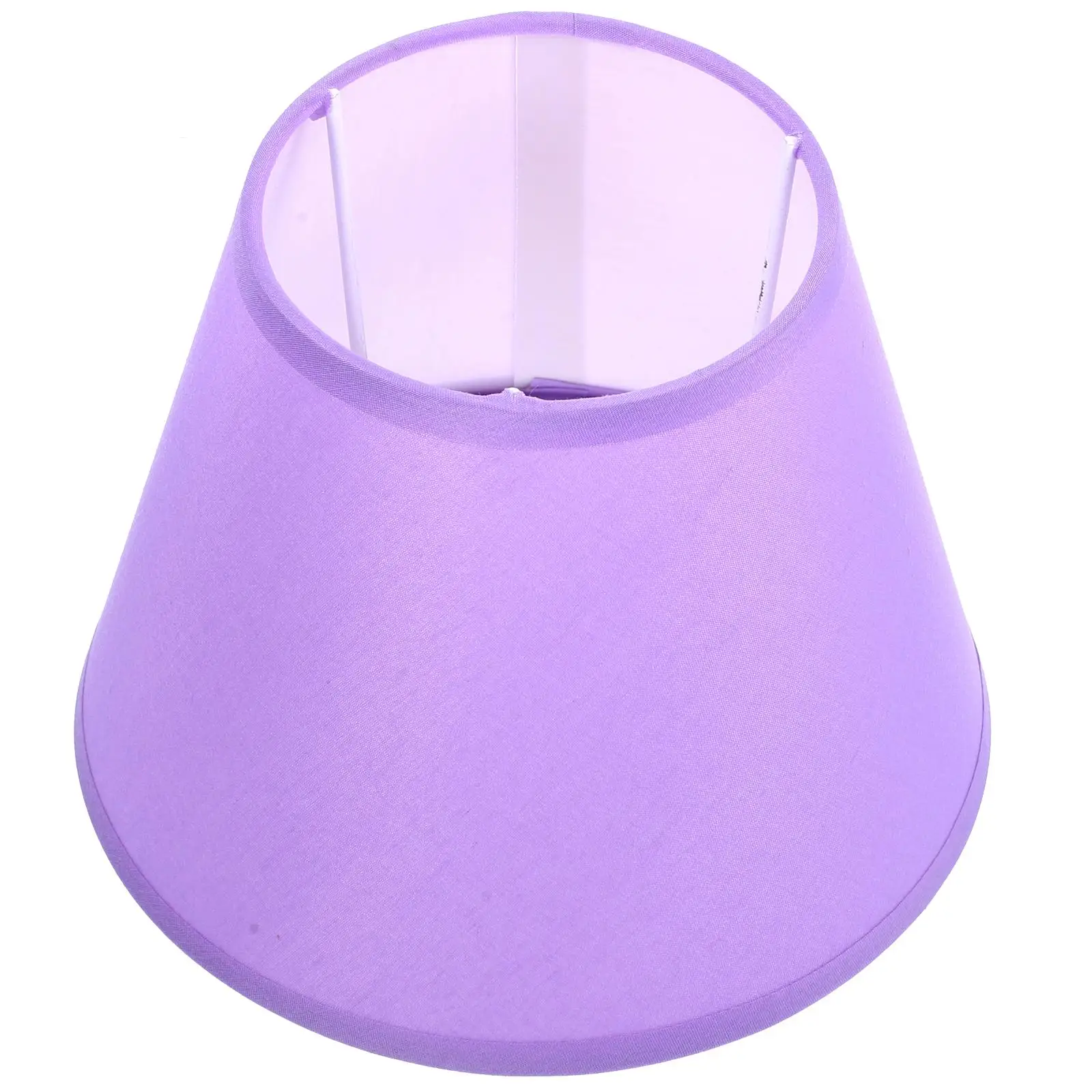 

Lampshade 10x17 Purple Fabric Light Covers Table Desk Modern Lamp Cover Bedroom Shade Replacement