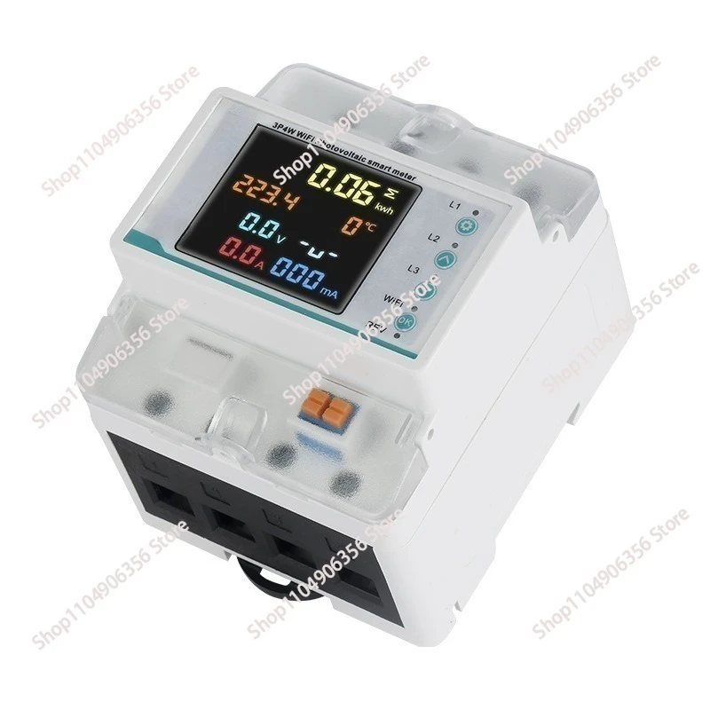 for Three-phase four-wire Tuya WiFi smart switch meter protector remote control without leakage