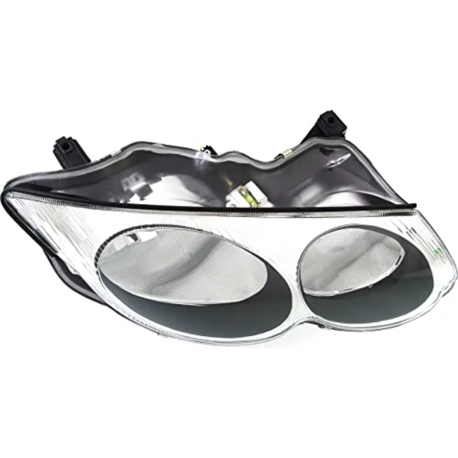 استبدال مجموعة المصابيح الأمامية اليمنى لكرايسلر 300M 19992004 مع لمبة هالوجين حل الإضاءة عالية الوضوح لني #5