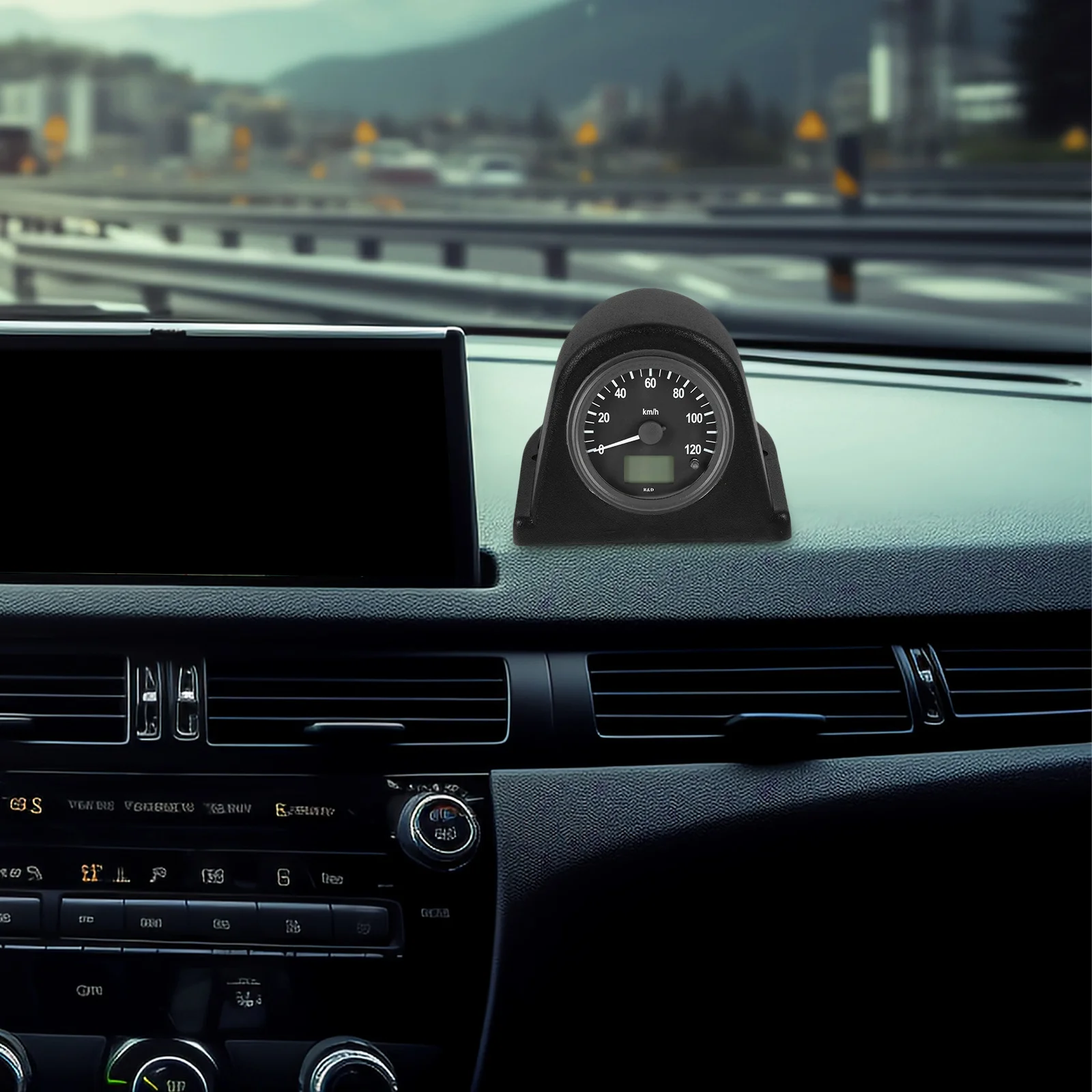 

Single Gauge Holder For Car Instruments Dash Mount Auto Meter Housing Durable Plastic Dashboard Gauge Mount Car Interior