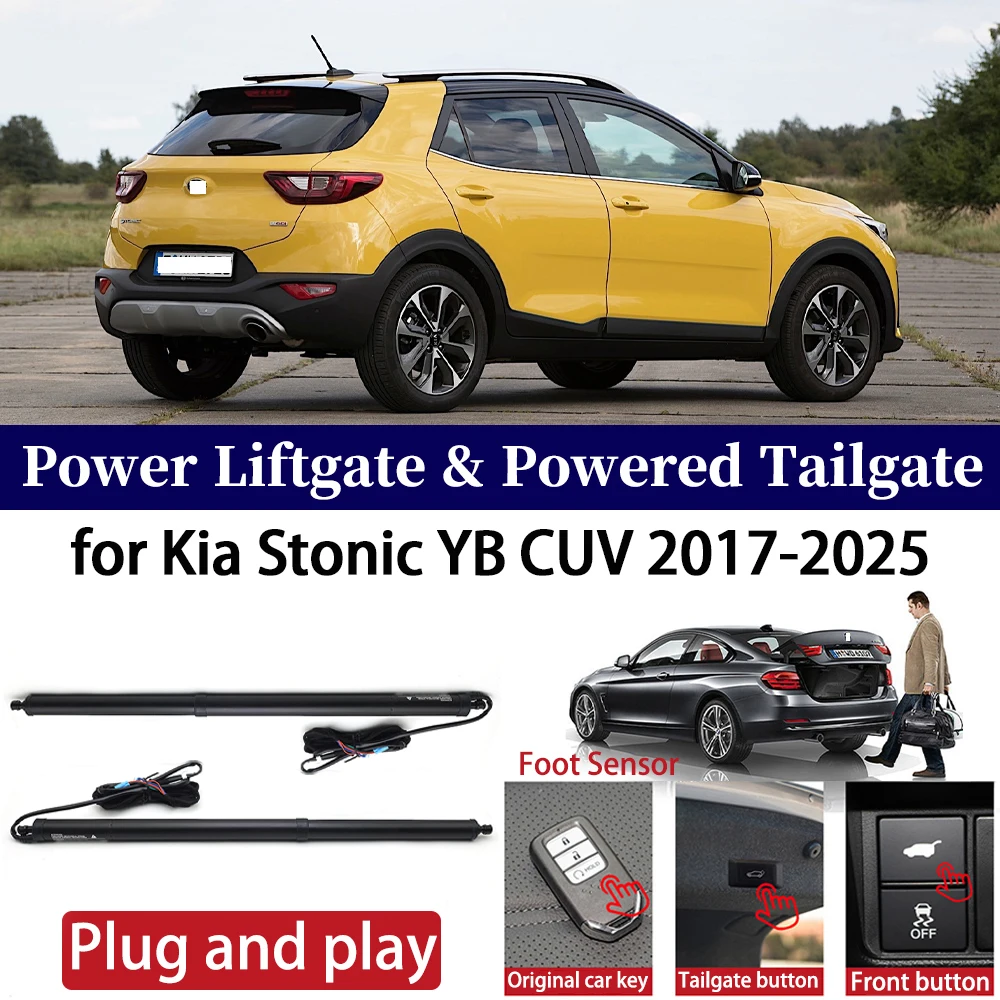 ZhuCamX for Kia Stonic YB CUV 2017-2025 Car Auto Power Electric Tailgate Liftgate Lift Trunk Closer System Boot Lift Motor Kit
