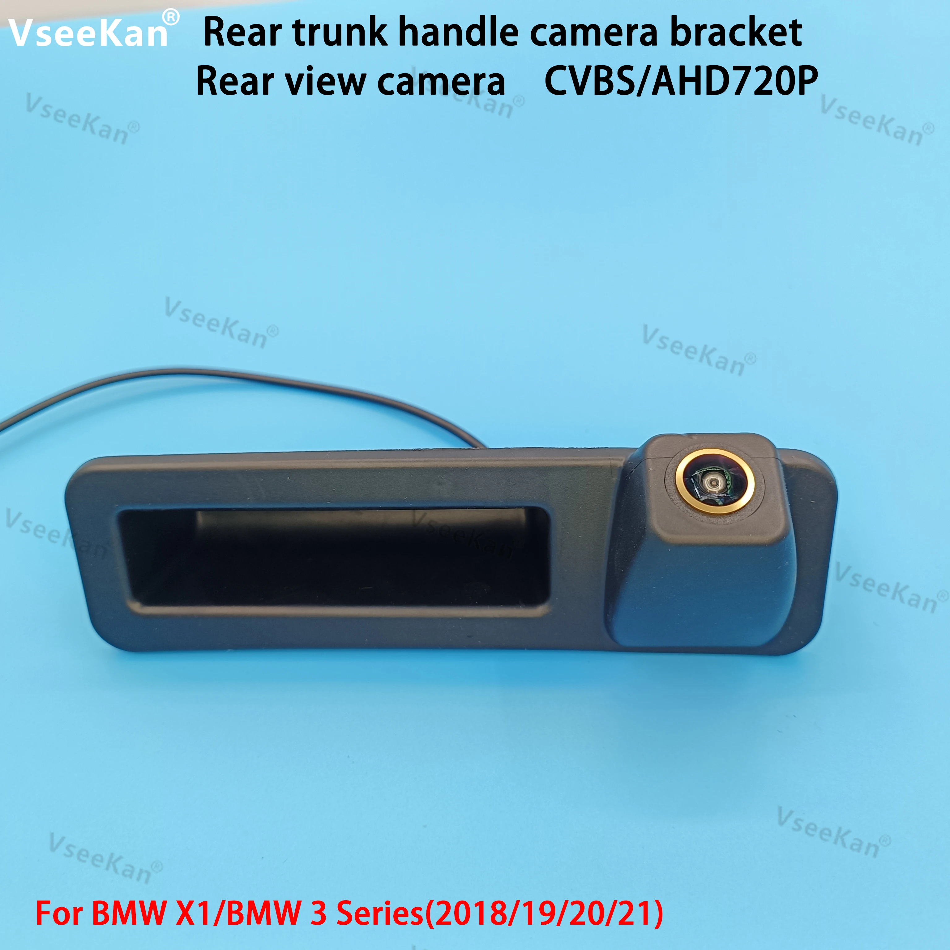 

Cars Accessories Car Rear View Camera AHD720P CVBS Trunk handle bracket For BMW X1 X3 2018/19/20/21 BMW1Series HD night vision