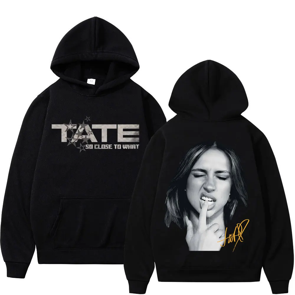 Tate Mcrae Album So Close To What Miss Possessive 2025 World Tour Hoodies Winter Oversized Harajuku Sweatshirts Unisex Pullovers