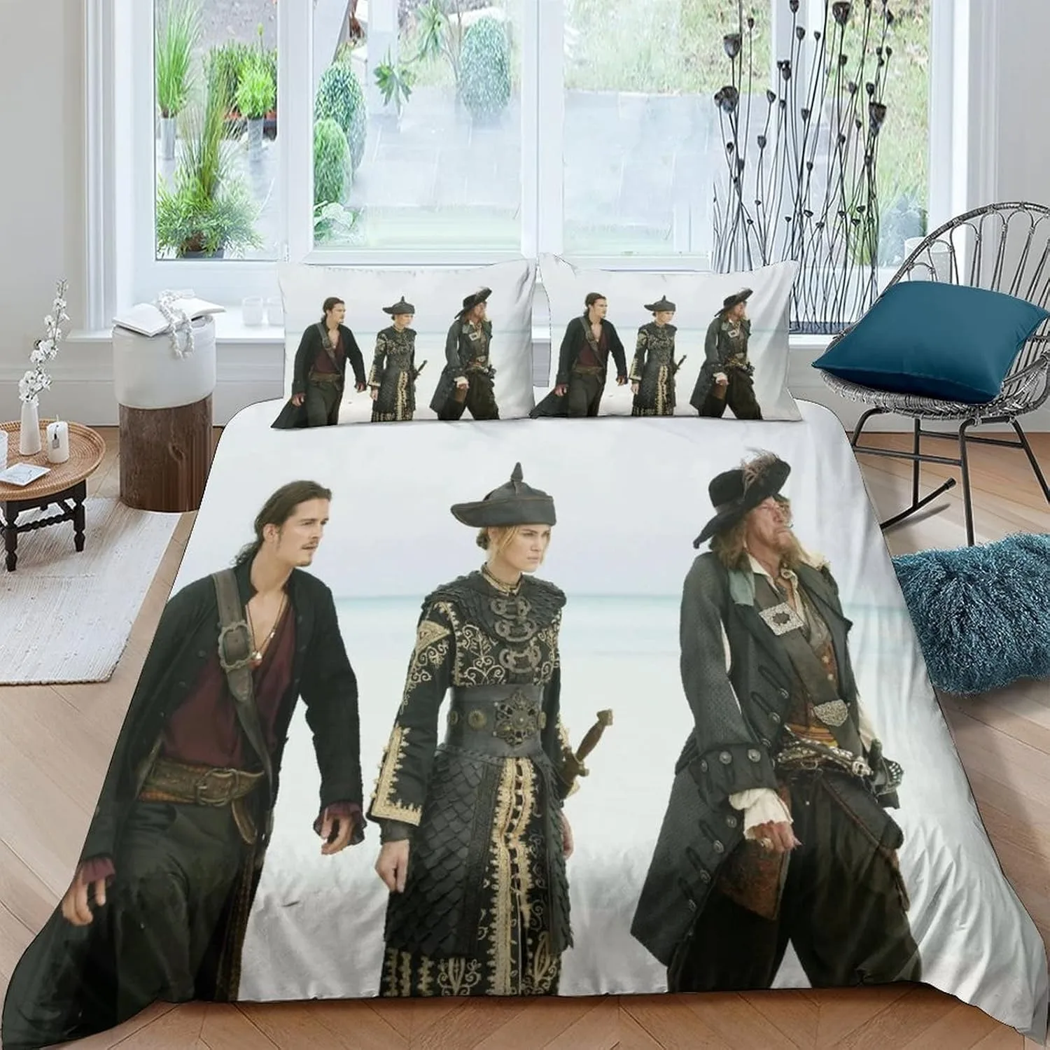 

Pirates of the Caribbean Duvet Cover Set HD Comforter Cover for Kids Bedding Sets Bedclothes Bedroom Decor